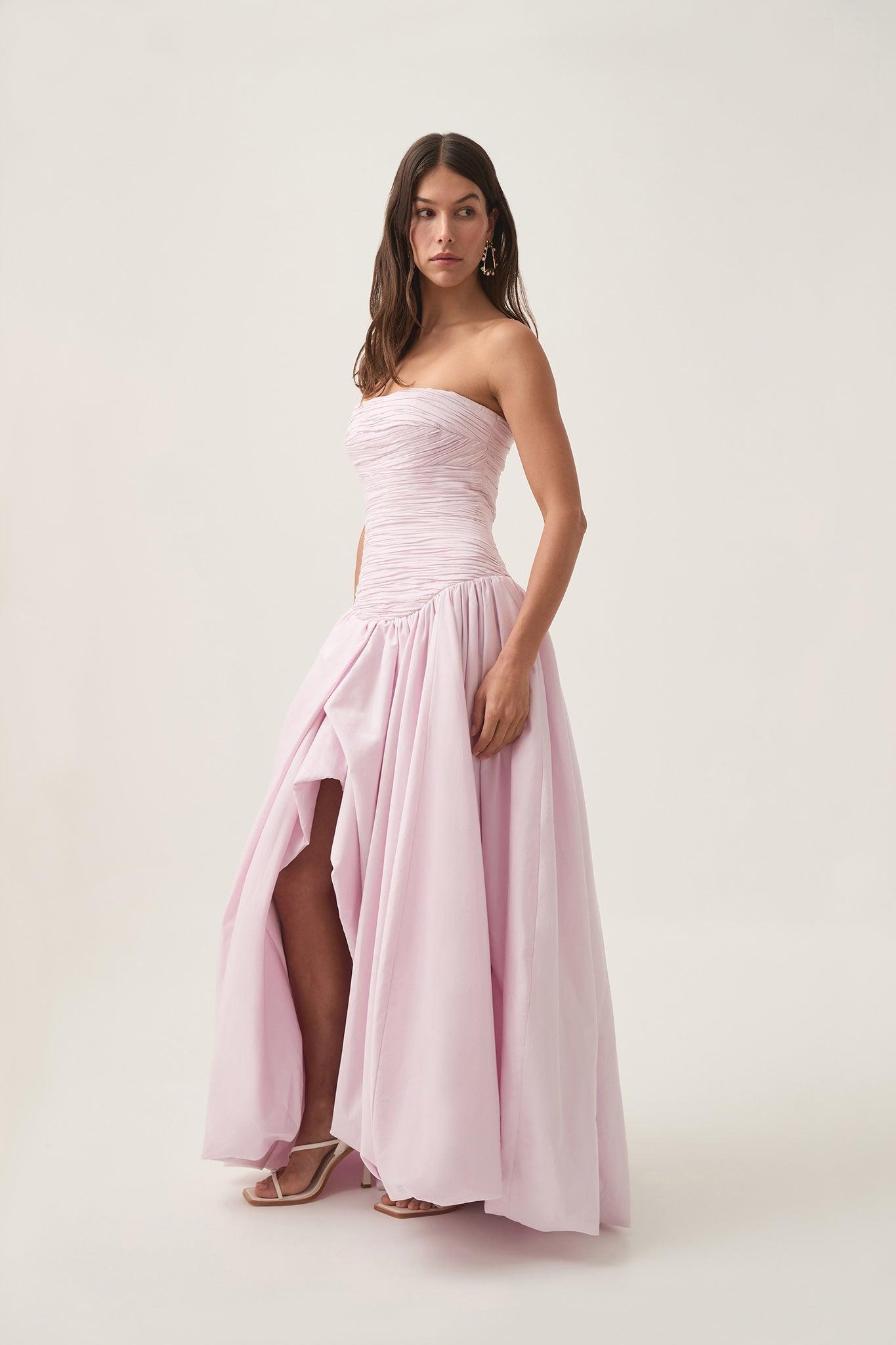 Violette Bubble Hem Maxi Dress Product Image