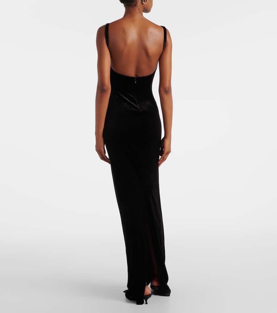 BALENCIAGA Fitted Gown In Black Product Image