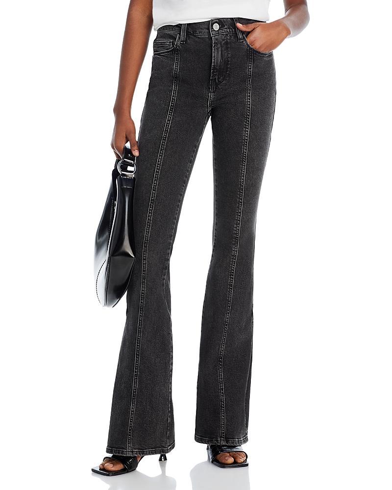 FRAME Le High Waist Side Slit Flare Jeans Product Image