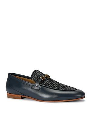 Kurt Geiger London Mens Ali Woven Leather Loafers Product Image