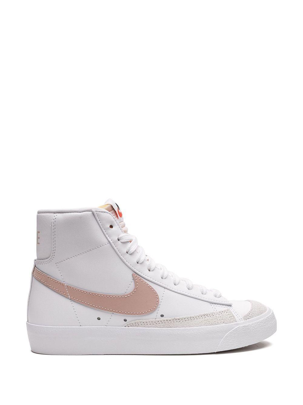 NIKE Blazer Mid 77 "white/pink Oxford/black" Sneakers Product Image