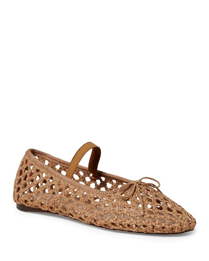 Womens Leonie Raffia Ballet Flats Product Image