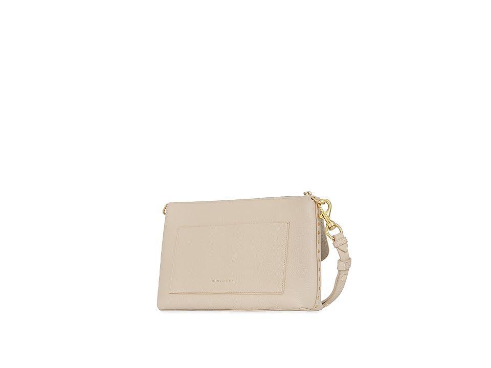 Rebecca Minkoff Darren Top Zip Shoulder Bag (Stone) Cross Body Handbags Product Image