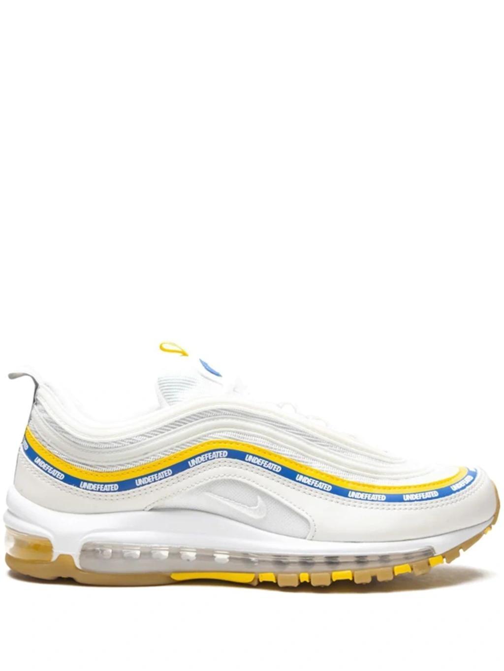 X Undefeated Air Max 97 Sneakers In White Product Image