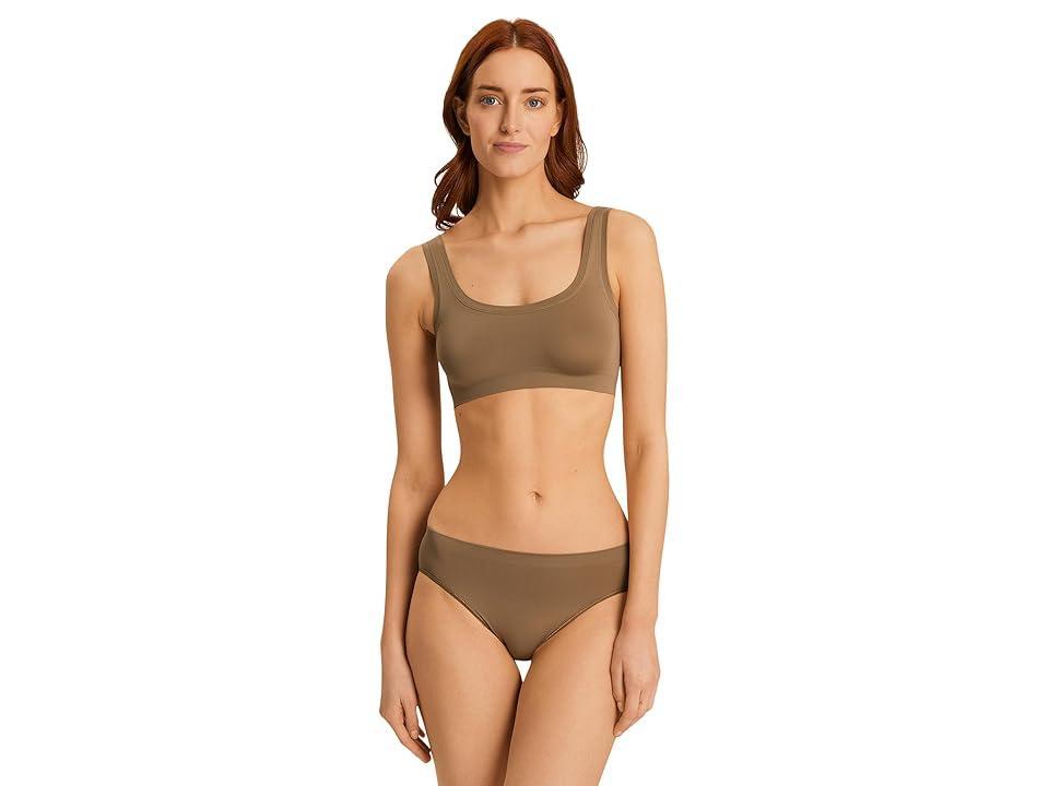 Hanro Touch Feeling Crop Top (Walnut) Women's Clothing Product Image