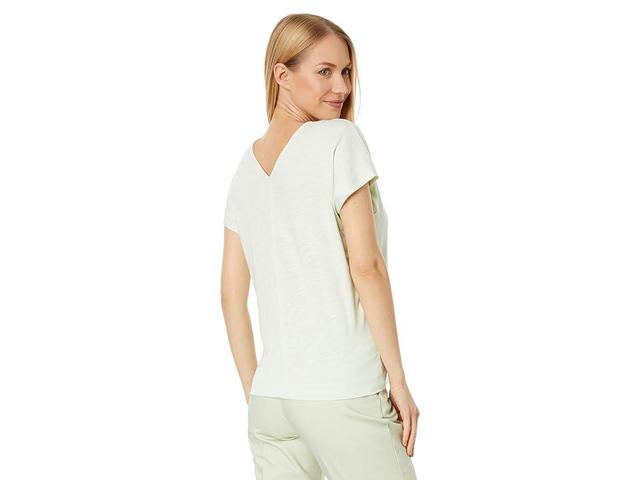 Lilla P Double V-Neck Wedge Tee (Cucumber) Women's T Shirt Product Image