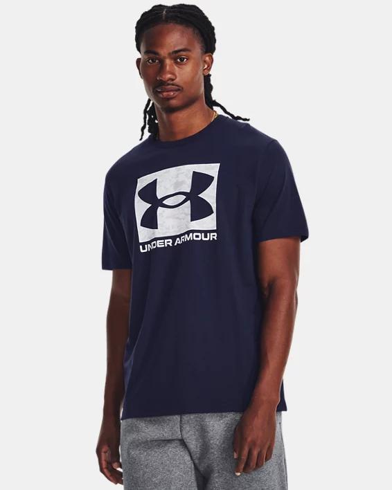 Mens UA ABC Camo Boxed Logo Short Sleeve Product Image