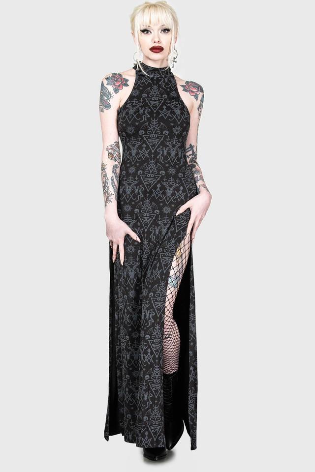 Over-Queen Maxi Dress / Black / 95% Viscose 5% Elastane Product Image