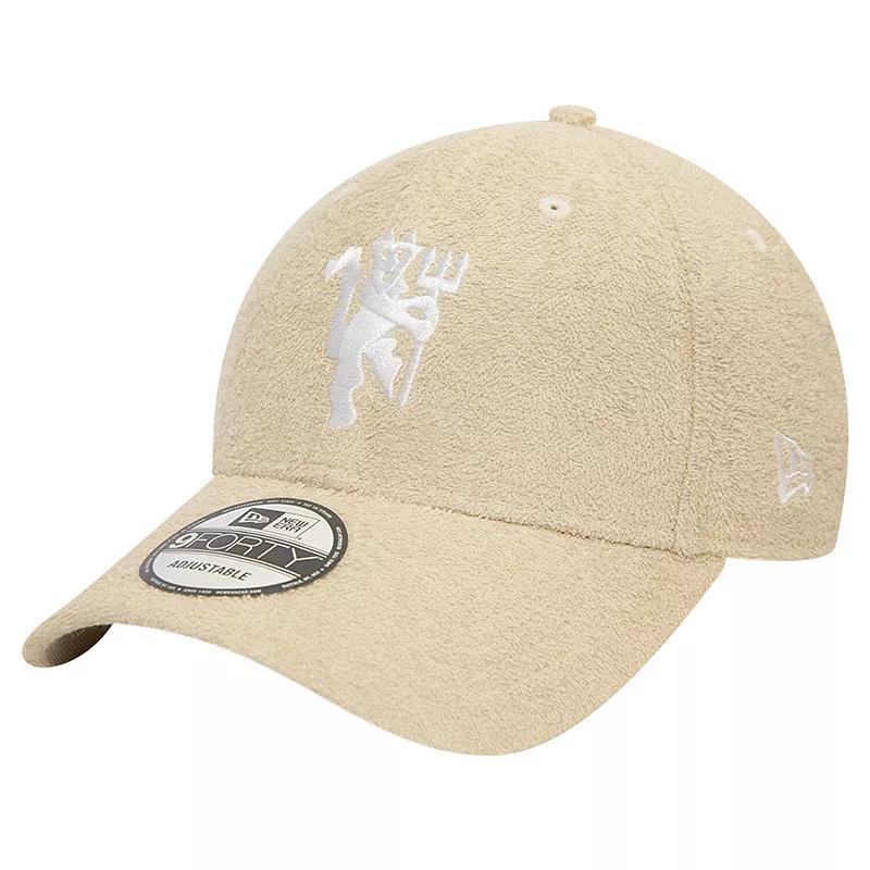 Mens New Era Tan Manchester United Terry 9FORTY Adjustable Hat Product Image