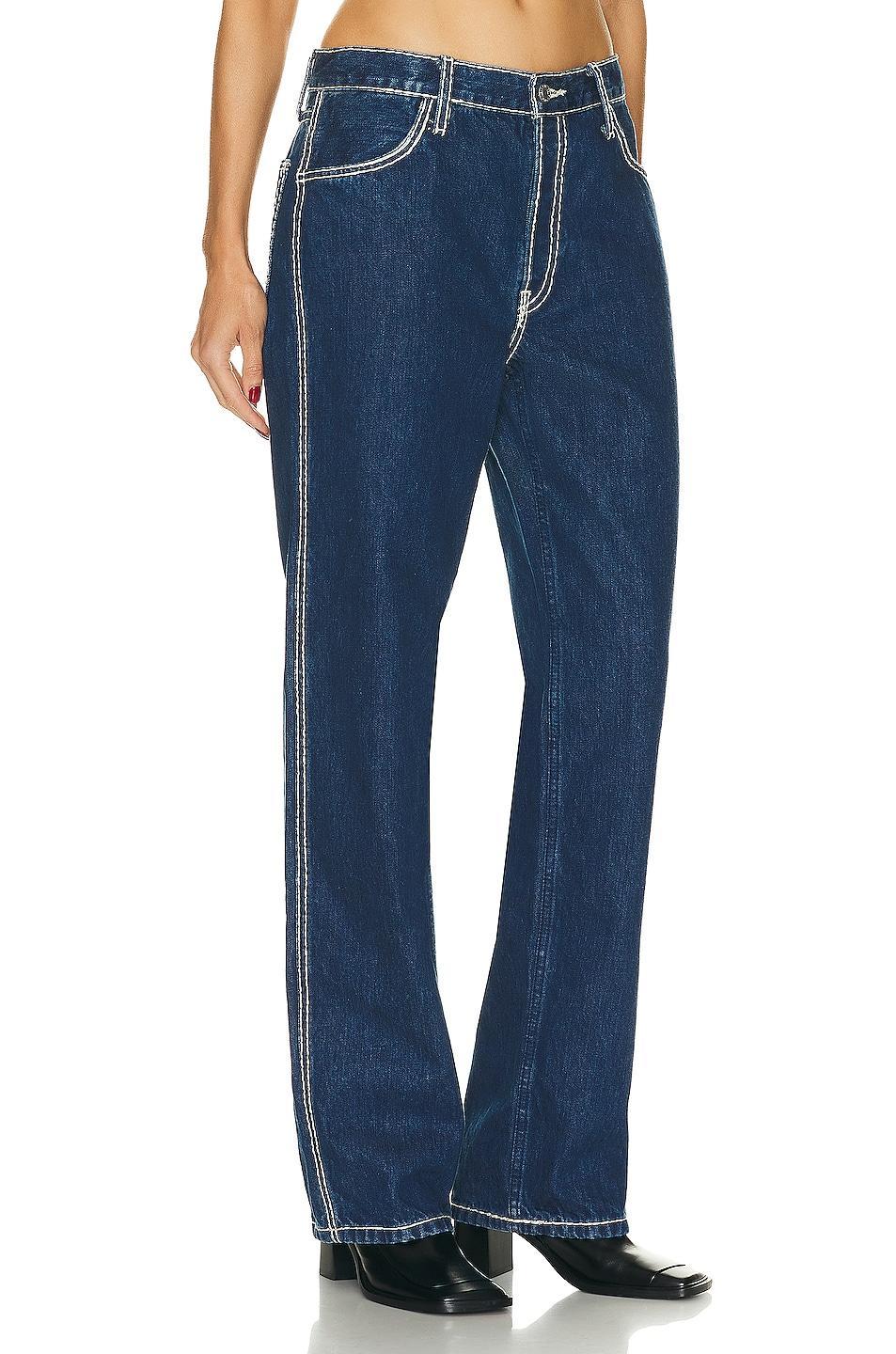 Womens Loose Long Jeans Product Image