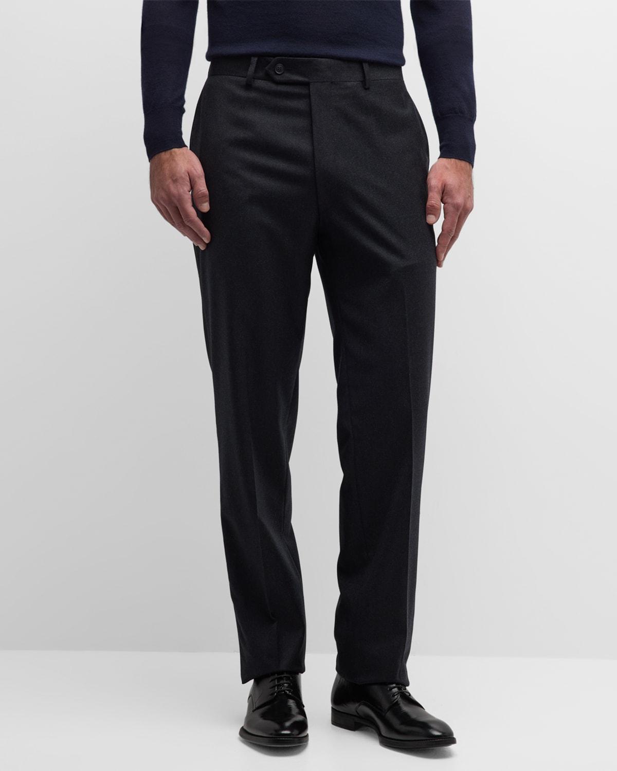 Mens James Flannel Formal Trousers Product Image