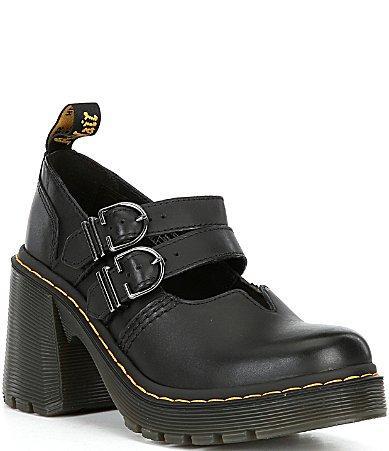 Dr. Martens Evie Sendel Leather Heeled Mary Jane Pumps Product Image