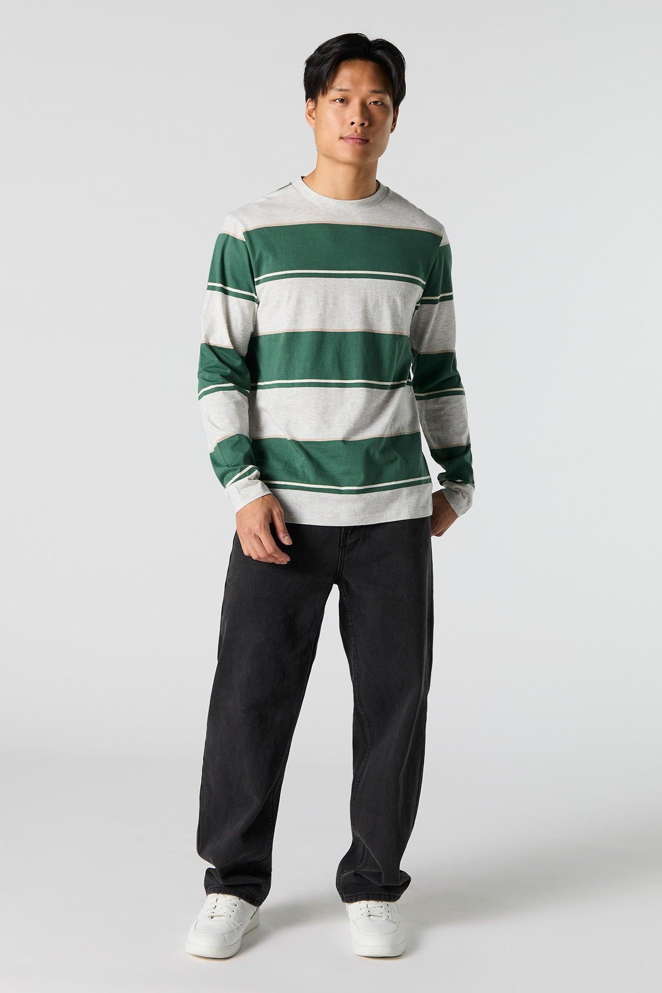 Striped Long Sleeve Top Male Product Image