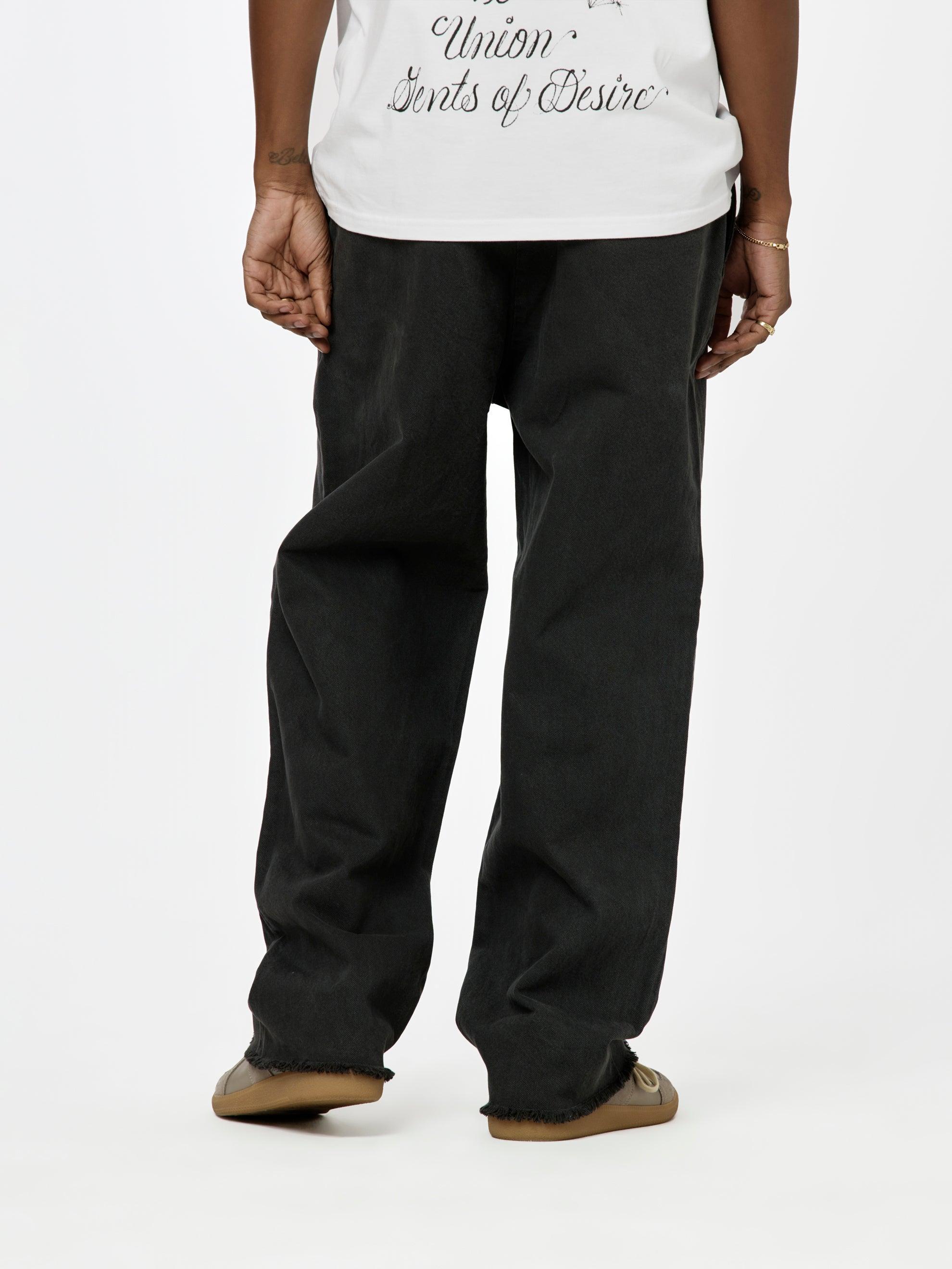 BXR + UNION CUT-OFF WORK PANTS (Black) Product Image