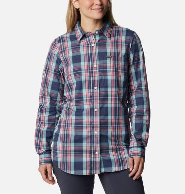 Columbia Women's Anytime Patterned Long Sleeve Shirt- Product Image