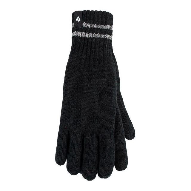 Mens Heat Holders Worxx Heatweaver Lined Flat Knit Reflective Gloves Product Image