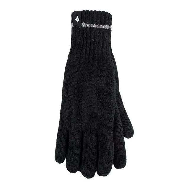 Mens Heat Holders Heatweaver Lined Reflective Stripe Gloves with Grippers Product Image