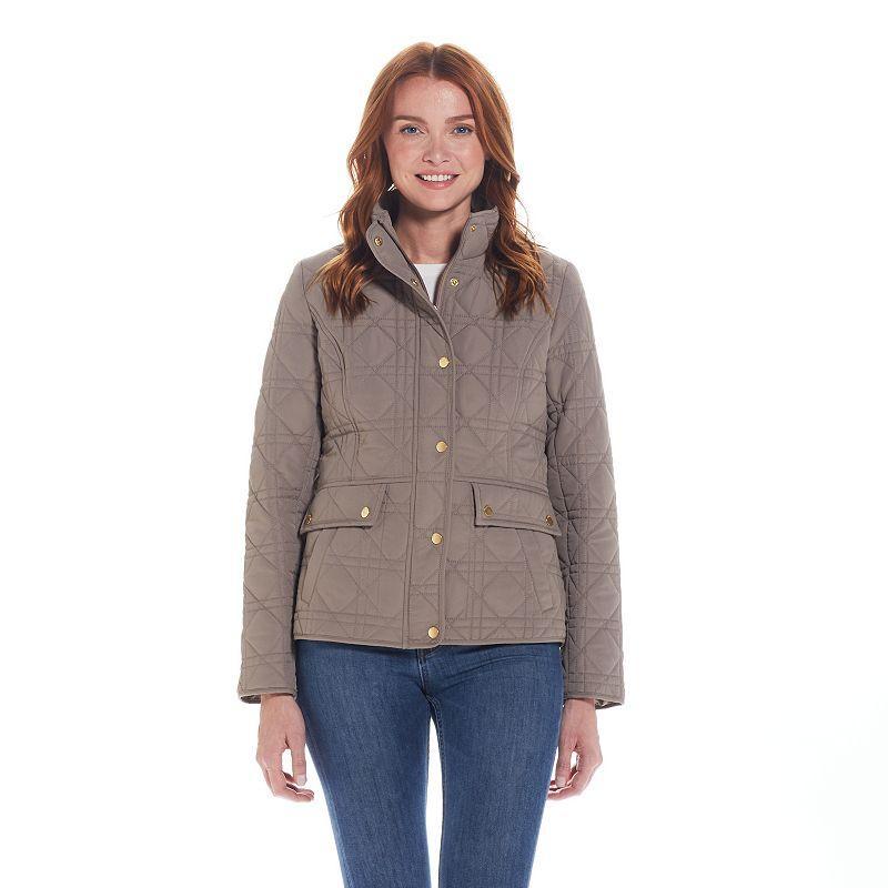 Coriandar Modern Quilted Barn Jacket - Women & Plus Product Image