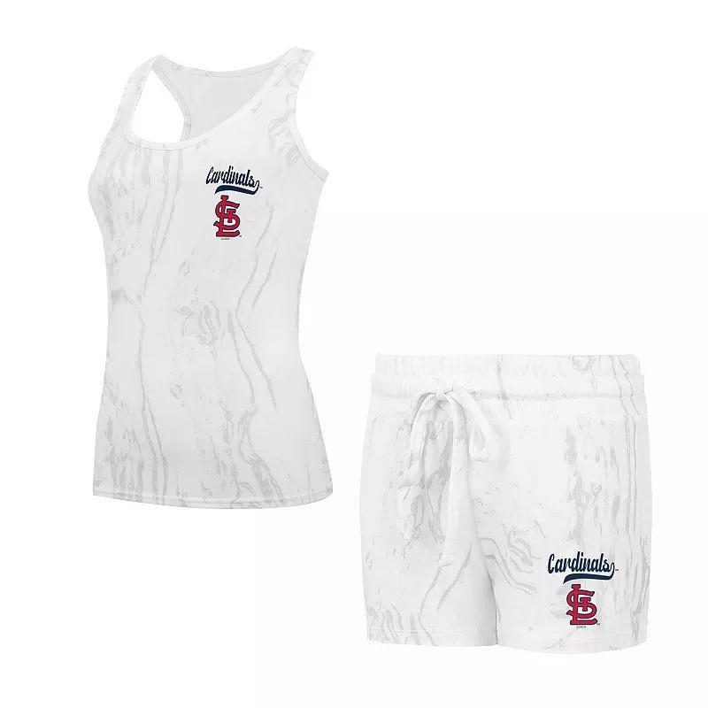 Womens Concepts Sport St. Louis Cardinals Quartz Tank Top & Shorts Set Product Image