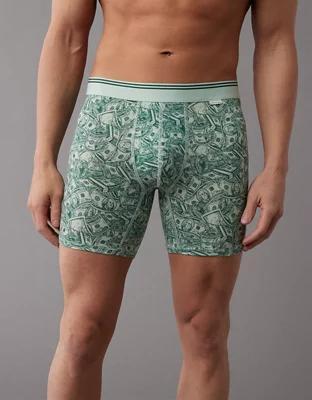 AEO Men's Dollar Bills 6" Ultra Soft Boxer Brief Product Image