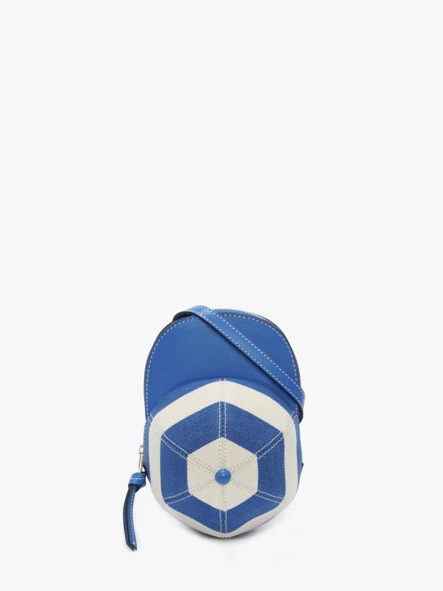 MEDIUM CAP BAG - LEATHER CROSSBODY BAG in blue | JW Anderson US  Product Image