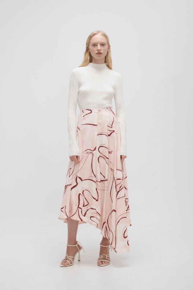 Jeanne Dipped Midi Skirt Product Image