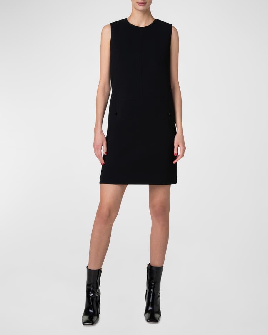 Wool Crepe Mini Dress Product Image