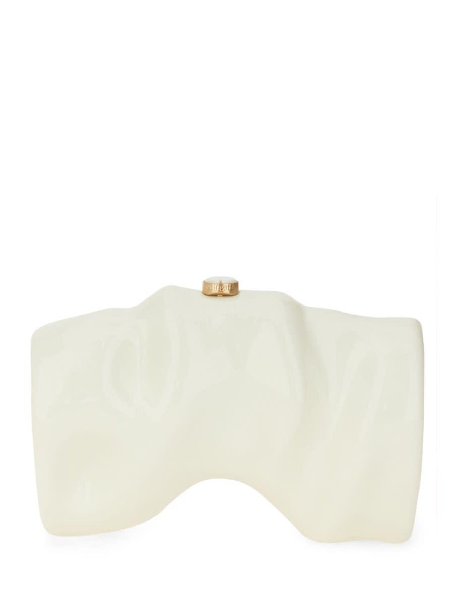 CULT GAIA Clutch Scrunch In Ivory Product Image