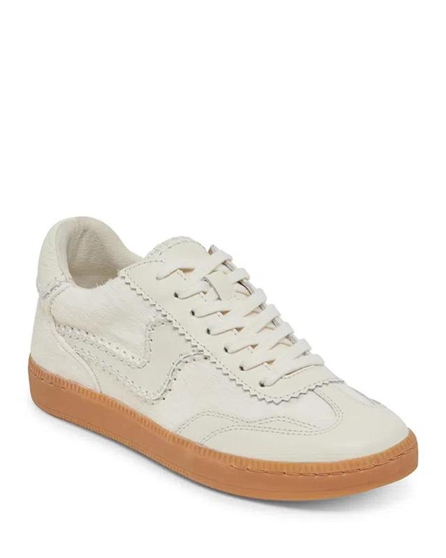 Notice Stitch Genuine Calf Hair Sneaker In Ivory Multi Product Image