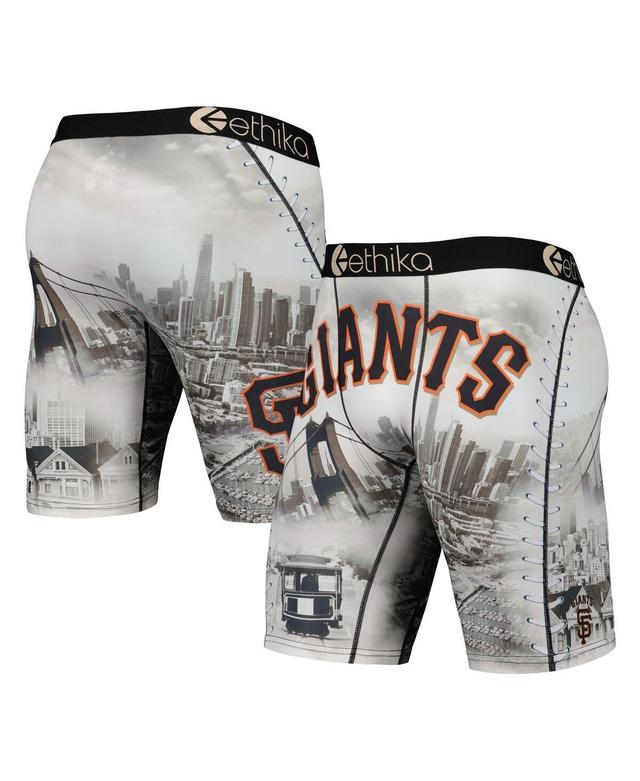 Mens Ethika Cream San Francisco Giants DNA Boxers Product Image