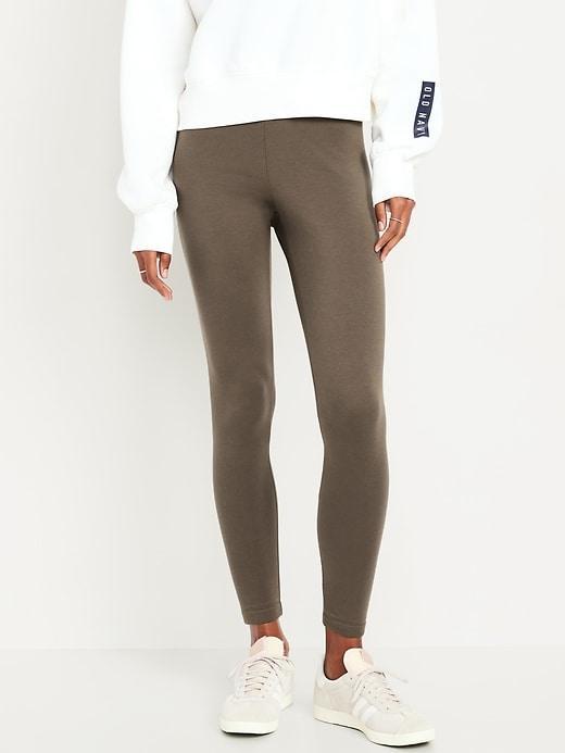 High-Waisted Fleece-Lined Leggings Product Image