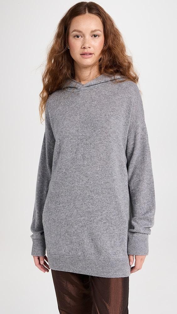 Tibi Feather Weight Cashmere Easy Hoodie | Shopbop Product Image