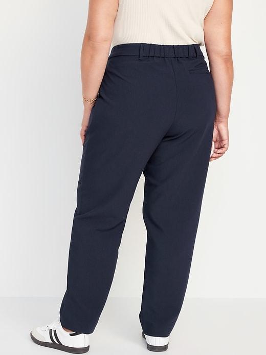 Extra High-Waisted Taylor Trouser Straight Pants Product Image