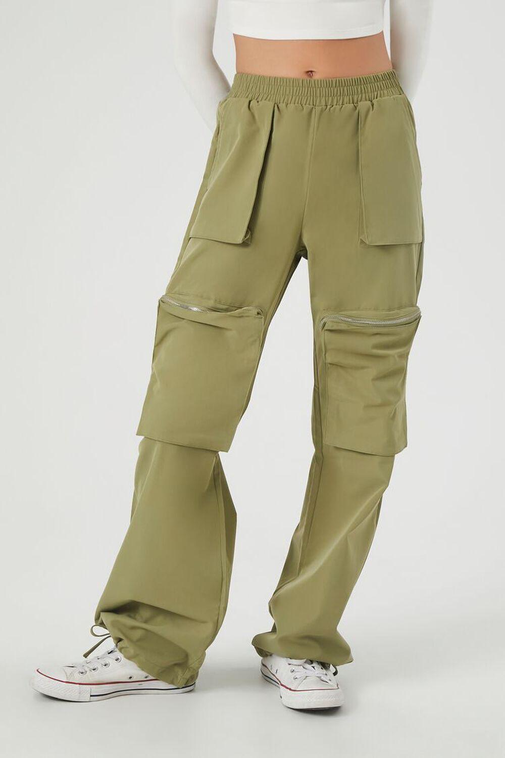 Straight-Leg Cargo Pants | Forever 21 Product Image