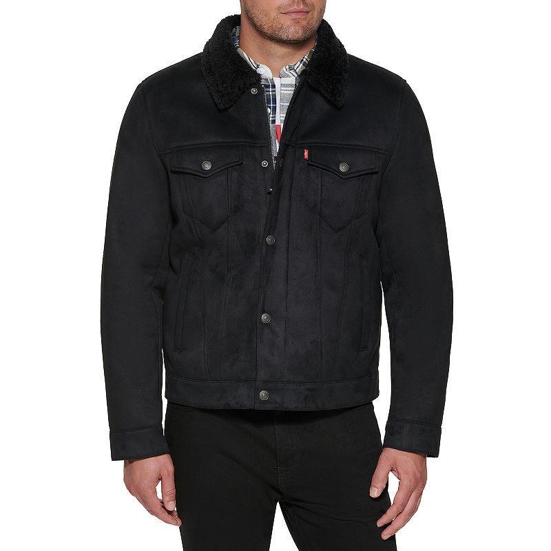 levis Faux Shearling Lined Trucker Jacket Product Image