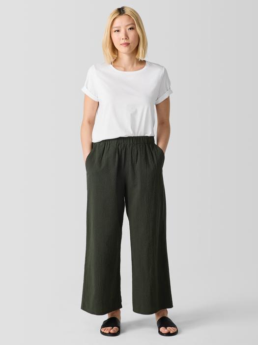 EILEEN FISHER Organic Cotton Ripple Blazerfemale Product Image