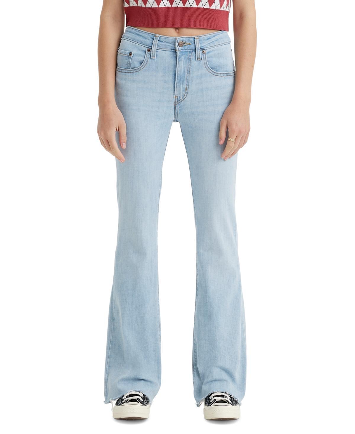 Womens Levis 726 High-Rise Flare Jeans Light Blue Product Image