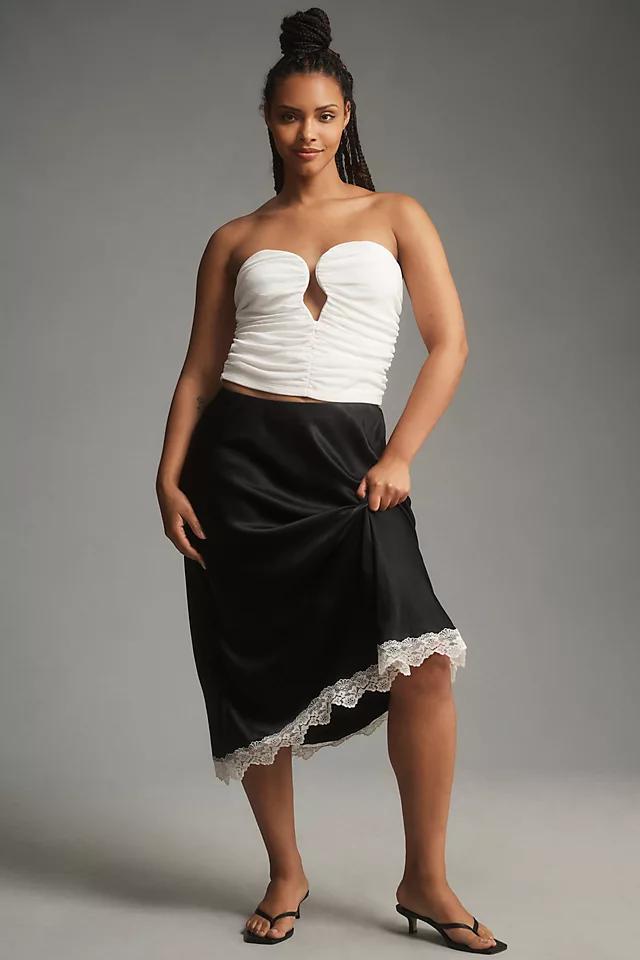 The Tilda Slip Skirt: Lace-Trimmed Edition Product Image