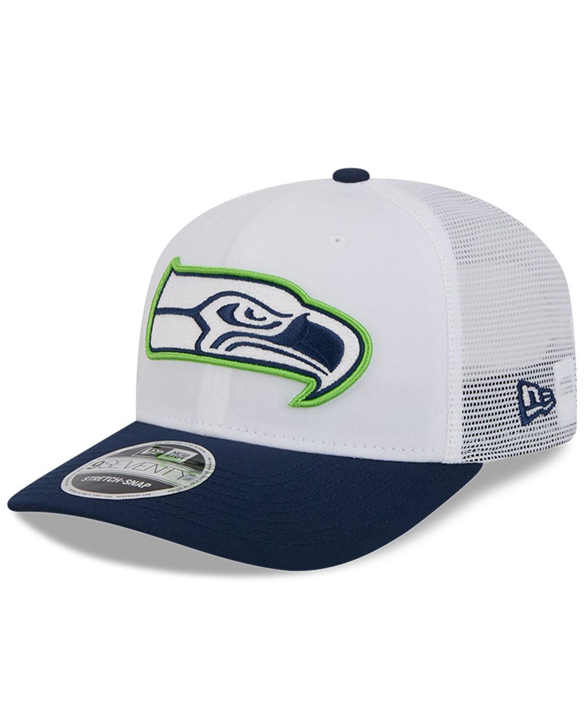 New Era Mens White Seattle Seahawks 2024 Nfl Training Camp 9SEVENTY Trucker Hat - White Product Image