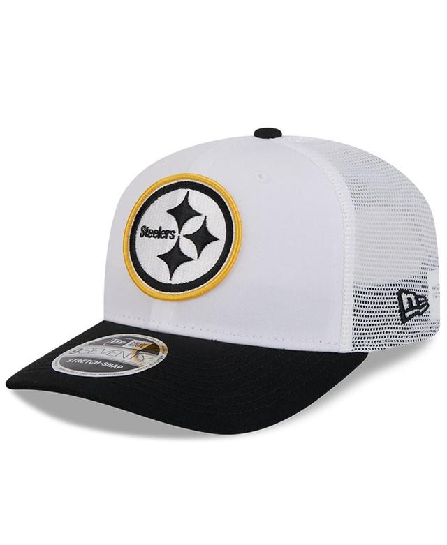 New Era Mens White Pittsburgh Steelers 2024 Nfl Training Camp 9SEVENTY Trucker Hat - White Product Image