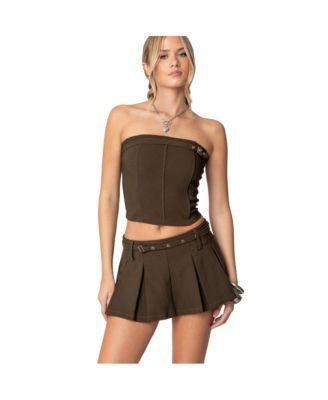 Edikted Womens Erynne Belted Corset Product Image