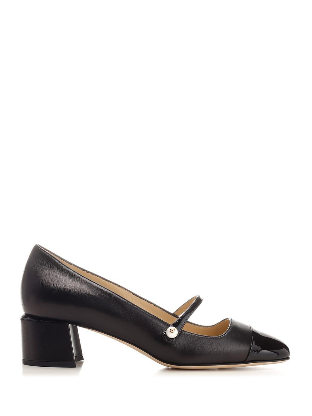 Elisa Mary Jane Ballerina Pumps In Black Product Image