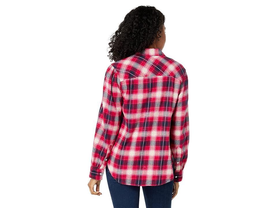 Dylan by True Grit Harper Plaid Shirt (Hot ) Women's Clothing Product Image