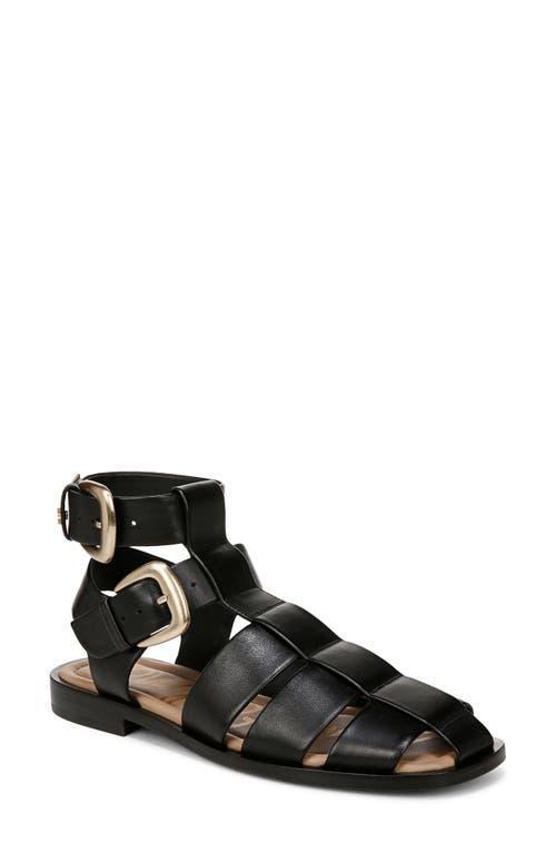 Sam Edelman Dawn Ankle Buckle Sandal Black Leather 11.0 Product Image