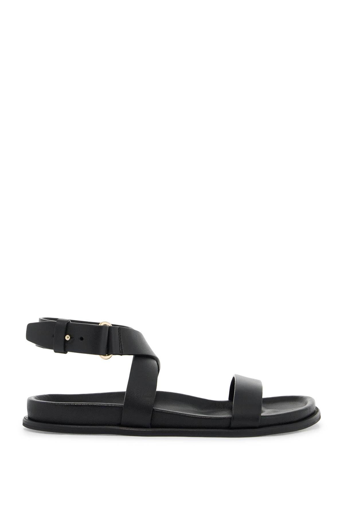 20mm The Leather Chunky Sandals In Black Product Image