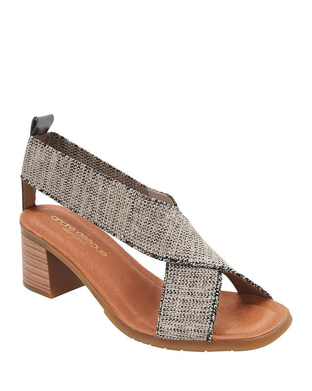 Andre Assous Naira (Black/Beige) Women's Sandals Product Image