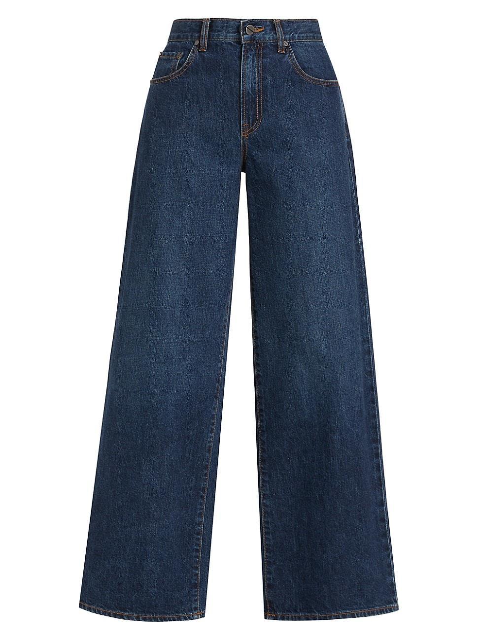 Womens Tiny Dancer Wide-Leg Jeans Product Image