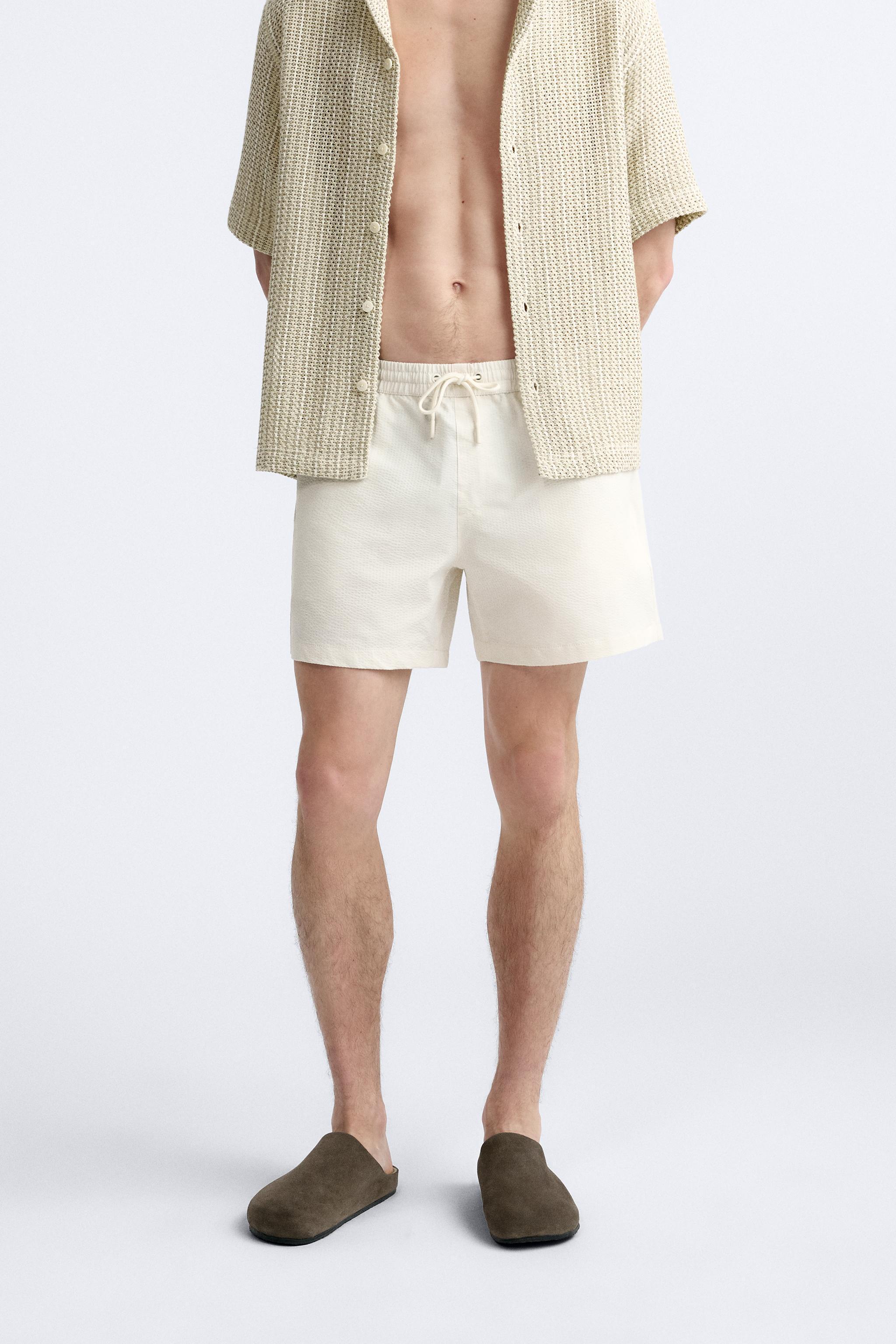 SEERSUCKER SWIMMING TRUNKS Product Image