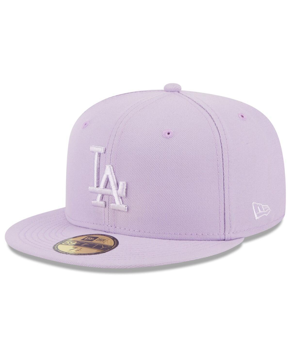 Mens New Era Lavender Los Angeles Dodgers 2023 Spring Color Basic 59FIFTY Fitted Hat Product Image