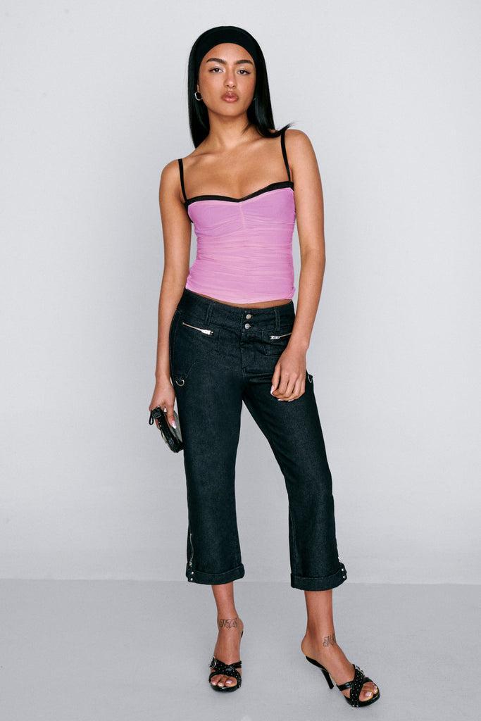 RENZO TUBE TOP - VIOLET — VIOLET / XS Product Image